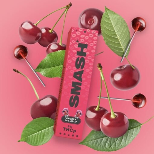 SMASH THC-P Vape Cherry Lollipop 1ml