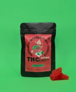 THCandy Φράουλα 250mg Cannabis Infused Gummies